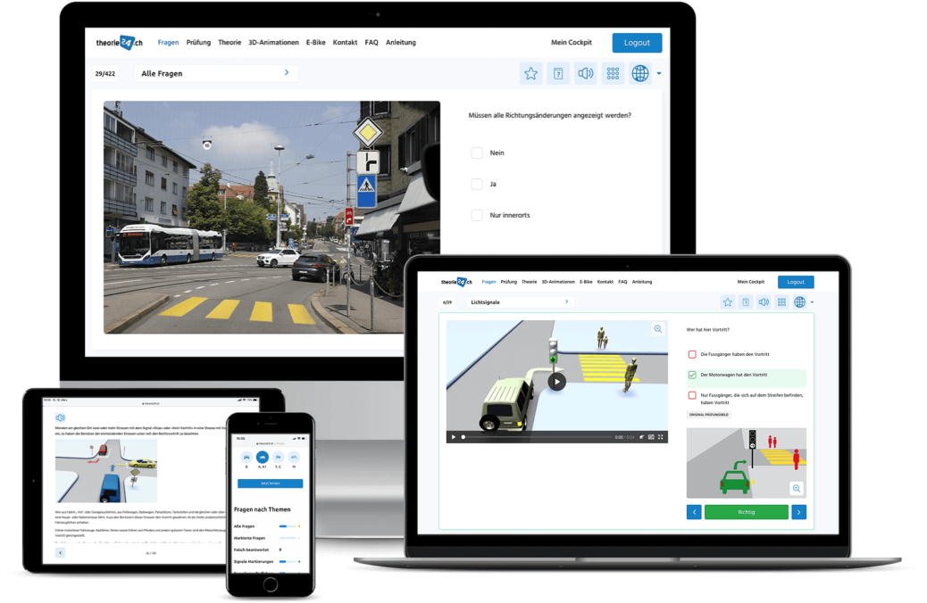 Theorie Lernen Leicht Gemacht | Fahrschultheorie.ch